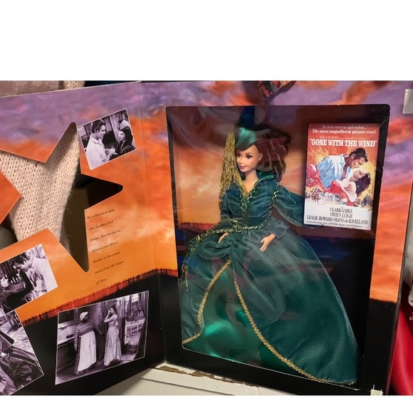 Scarlett O’Hara Barbie {wearing the green curtain dress} such a classic doll! - Picture 3 of 4